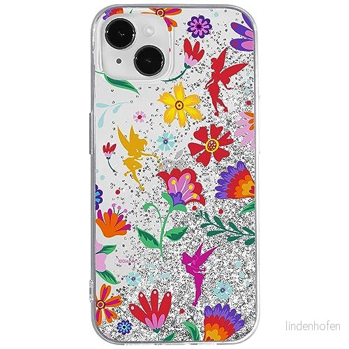 ERT GROUP mobiltelefonfodral för Apple Iphone 14 PLUS originalt och officiellt licensierat Disney mönster Tinker Bell 001 optimalt anpassad till formen på mobiltelefonen, med glitter overflow effekt 5905511588786