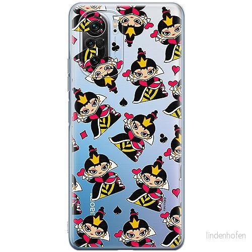 ERT GROUP mobiltelefonfodral för Xiaomi MI 11i/ REDMI K40/K40 PRO/POCO F3/ F3 PRO originalt och officiellt licensierat Disney mönster Queen of Hearts 002, gedeeltelijk transparant 5905511888343