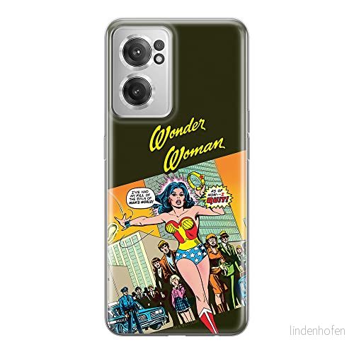 ERT GROUP mobiltelefonfodral för Oneplus NORD CE 2 originalt och officiellt licensierat DC mönster Wonder Woman 016 optimalt anpassad till formen på mobiltelefonen, fodral tillverkad av TPU plast 5905511299965