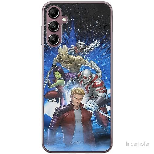 ERT GROUP mobiltelefonfodral för Samsung A14 4G/5G originalt och officiellt licensierat Marvel mönster Guardians of the Galaxy 011, fodral tillverkad av TPU plast 5905511836689