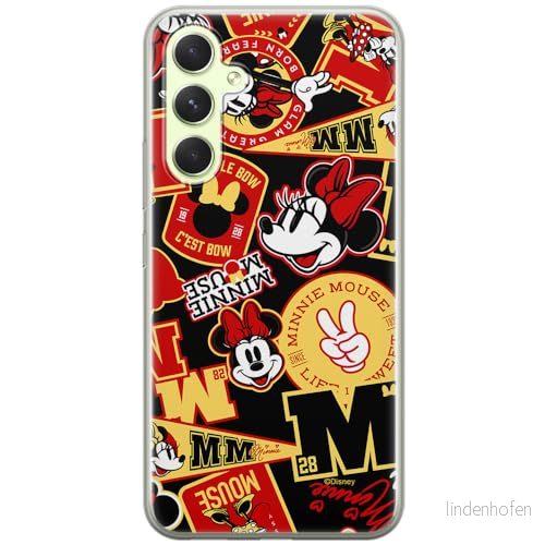 ERT GROUP mobiltelefonfodral för Samsung A54 5G originalt och officiellt licensierat Disney mönster Minnie 074 optimalt anpassad till formen på mobiltelefonen, fodral tillverkad av TPU plast 5905795026592