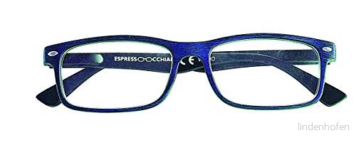 Espressoglasögon Läsglasögon Mod. Wood Blå + 3,50 180 g 8057014578942
