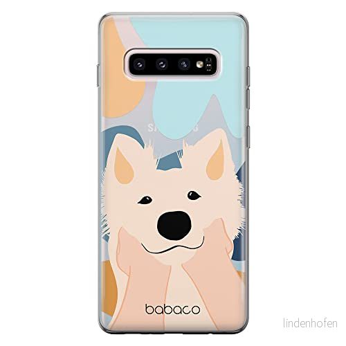 ERT GROUP mobiltelefonfodral för Samsung S10 PLUS originalt och officiellt licensierat Babaco mönster Dogs 009 optimalt anpassad till formen på mobiltelefonen, gedeeltelijk transparant 5905131041241
