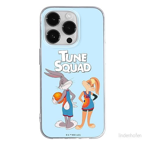ERT GROUP mobiltelefonfodral för Iphone 14 PRO originalt och officiellt licensierat Looney Tunes mönster Space Jam 022 anpassad till formen på mobiltelefonen, fodral tillverkad av TPU plast 5905511061227