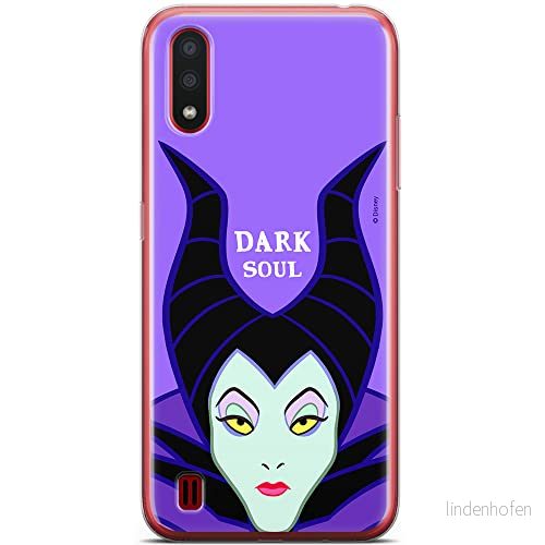 ERT GROUP mobiltelefonfodral för Samsung A01 originalt och officiellt licensierat Disney mönster Maleficent 001 optimalt anpassad till formen på mobiltelefonen, fodral tillverkad av TPU plast 5904805416965