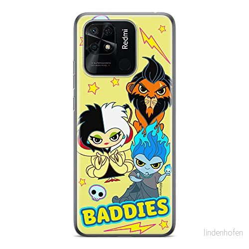 ERT GROUP mobiltelefonfodral för Xiaomi REDMI 10C originalt och officiellt licensierat Disney mönster Villains 004 anpassad till formen på mobiltelefonen, fodral tillverkad av TPU plast 5905511534127