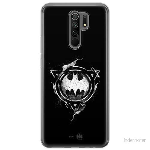 ERT GROUP mobiltelefonfodral för Xiaomi REDMI 9 originalt och officiellt licensierat DC mönster Batman 013 optimalt anpassad till formen på mobiltelefonen, fodral tillverkad av TPU plast 5903040289822
