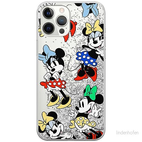 ERT GROUP mobiltelefonfodral för Apple Iphone 12 PRO MAX originalt och officiellt licensierat Disney mönster Minnie 076 optimalt anpassad till formen på mobiltelefonen, med glitter overflow effekt 5905795028664