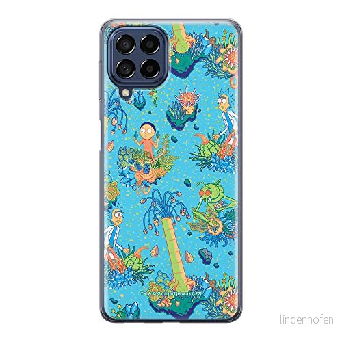 ERT GROUP mobiltelefonfodral för Samsung M53 5G originalt och officiellt licensierat Rick and Morty mönster & 020 anpassad till formen på mobiltelefonen, fodral tillverkad av TPU plast 5905511392918