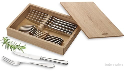 Villeroy & Boch Oscar Bestick, Rostfritt Stål, Metallisk, 28.5 x 20 5 cm 4003686166257