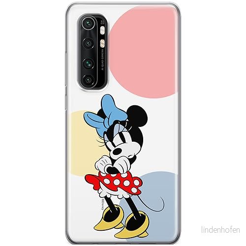 ERT GROUP mobiltelefonfodral för Xiaomi MI NOTE 10 Lite originalt och officiellt licensierat Disney mönster Minnie 078 anpassad till formen på mobiltelefonen, fodral tillverkad av TPU plast 5905795030308