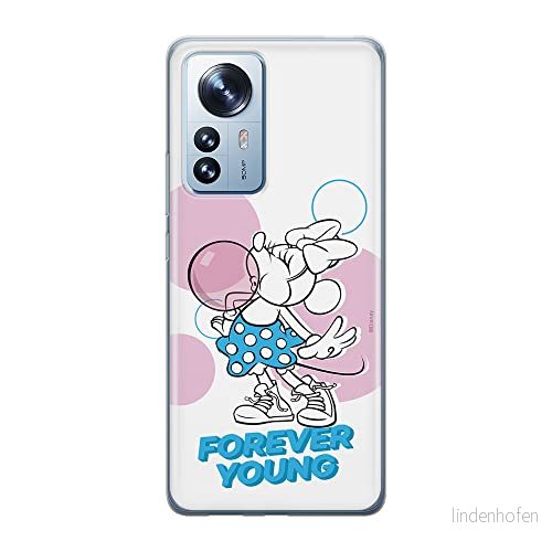 ERT GROUP mobiltelefonfodral för Xiaomi 12 / 12X originalt och officiellt licensierat Disney mönster Minnie 055 optimalt anpassad till formen på mobiltelefonen, fodral tillverkad av TPU plast 5905511482718