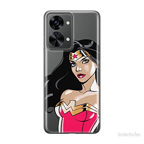 ERT GROUP mobiltelefonfodral för Oneplus NORD 2T 5G originalt och officiellt licensierat DC mönster Wonder Woman 004 optimalt anpassad till formen på mobiltelefonen, gedeeltelijk transparant 5905511279806