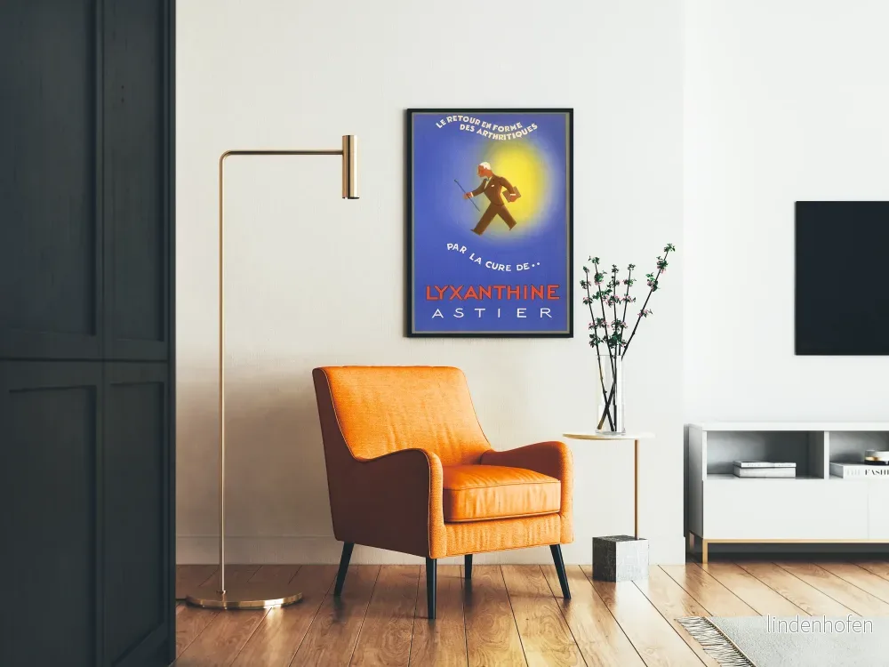 Lyxantine vintage reklamposter Astier - Retro väggdekoration - Bild 2