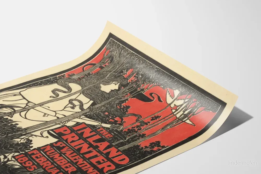 Vintageposter The Inland Printer - Alla hjärtans dag-utgåva 1895 - Bild 3