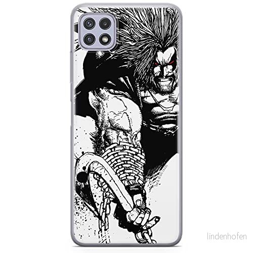 ERT GROUP mobiltelefonfodral för Samsung A22 5G originalt och officiellt licensierat DC mönster Lobo 004 optimalt anpassad till formen på mobiltelefonen, fodral tillverkad av TPU plast 5903932828436