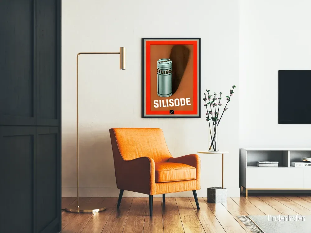 Vintageposter Silisode flakons minimalistisk väggdekoration retro - Bild 2