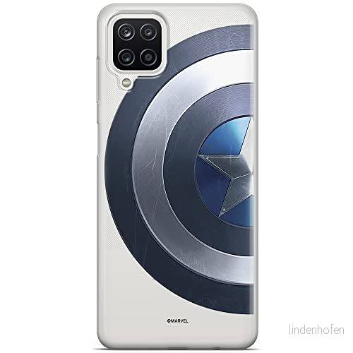ERT GROUP mobiltelefonfodral för Samsung A12 / M12 originalt och officiellt licensierat Marvel mönster Captain America 006 optimalt anpassad till formen på mobiltelefonen, gedeeltelijk transparant 5903040093160