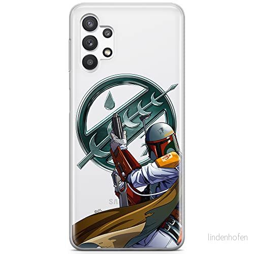 ERT GROUP mobiltelefonfodral för Samsung A32 5G originalt och officiellt licensierat Star Wars mönster Boba Fett 002 optimalt anpassad till formen på mobiltelefonen, gedeeltelijk transparant 5903040054307