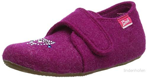 Beck Flickor liten uggla låga tofflor, Violett Fuchsia 21 25 EU 4039392331672