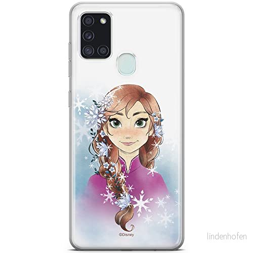 ERT GROUP mobiltelefonfodral för Samsung A21s originalt och officiellt licensierat Disney mönster Anna 001 optimalt anpassad till formen på mobiltelefonen, fodral tillverkad av TPU plast 5903932413502